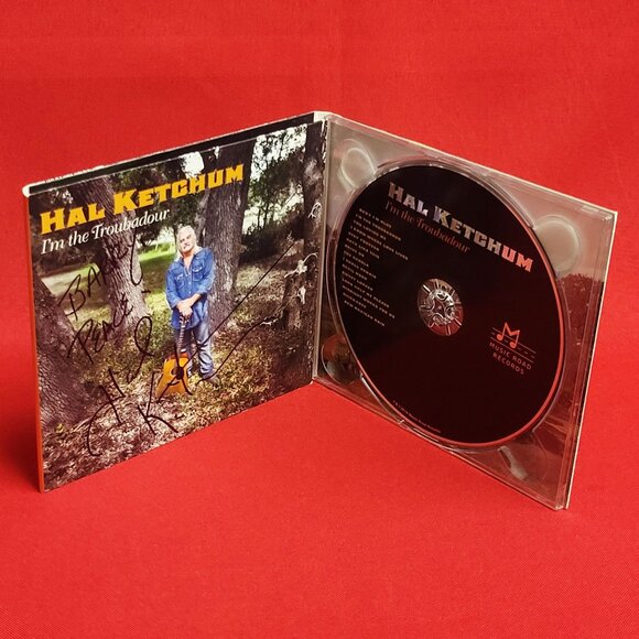 Hal Ketchum I'm The Troubadour CD Signed 2014 - Picture 6 of 9